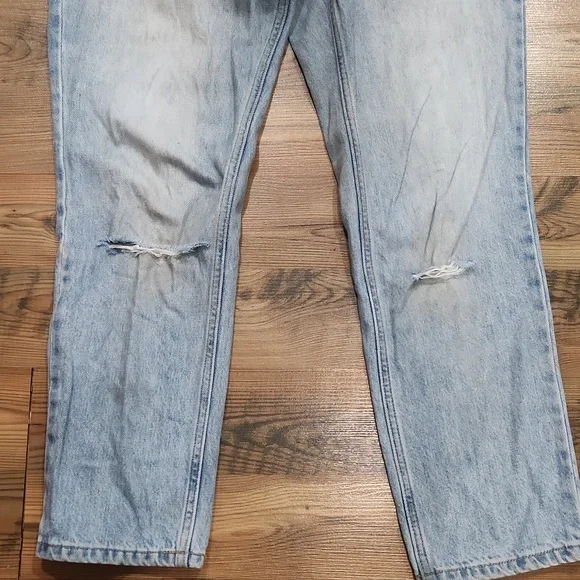 Everlane Curvy 90s Cheeky Straight Jean‎ Organic Cotton Light Wash Rigid Size 26 - Picture 3 of 10